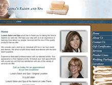 Tablet Screenshot of lagovistasalonandspa.com